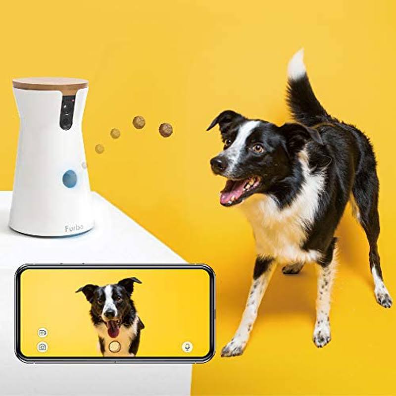 Dog Camera with Treat Tossing, Full HD WiFi and 2-Way Audio F8017