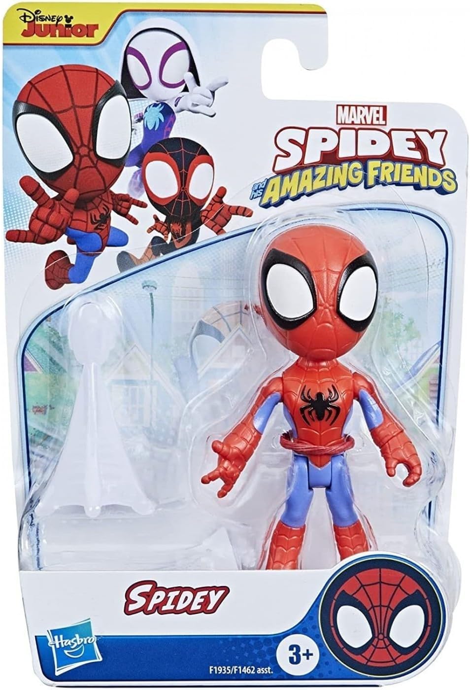 Spidey Hero Figure, 4-Inch Scale Action Figure with Accessory for Kids Ages 3 and Up L631758