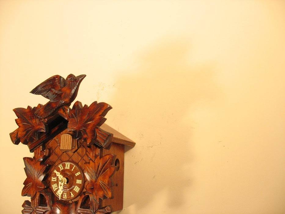German Hand Carved Cuckoo Clock with One-Day Movement D6499