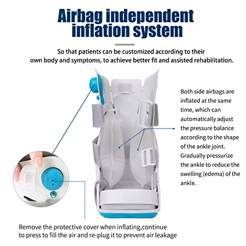 Medical Inflatable Walking Boot for Sprained Ankle, Achilles Tendonitis, Broken Foot M52621