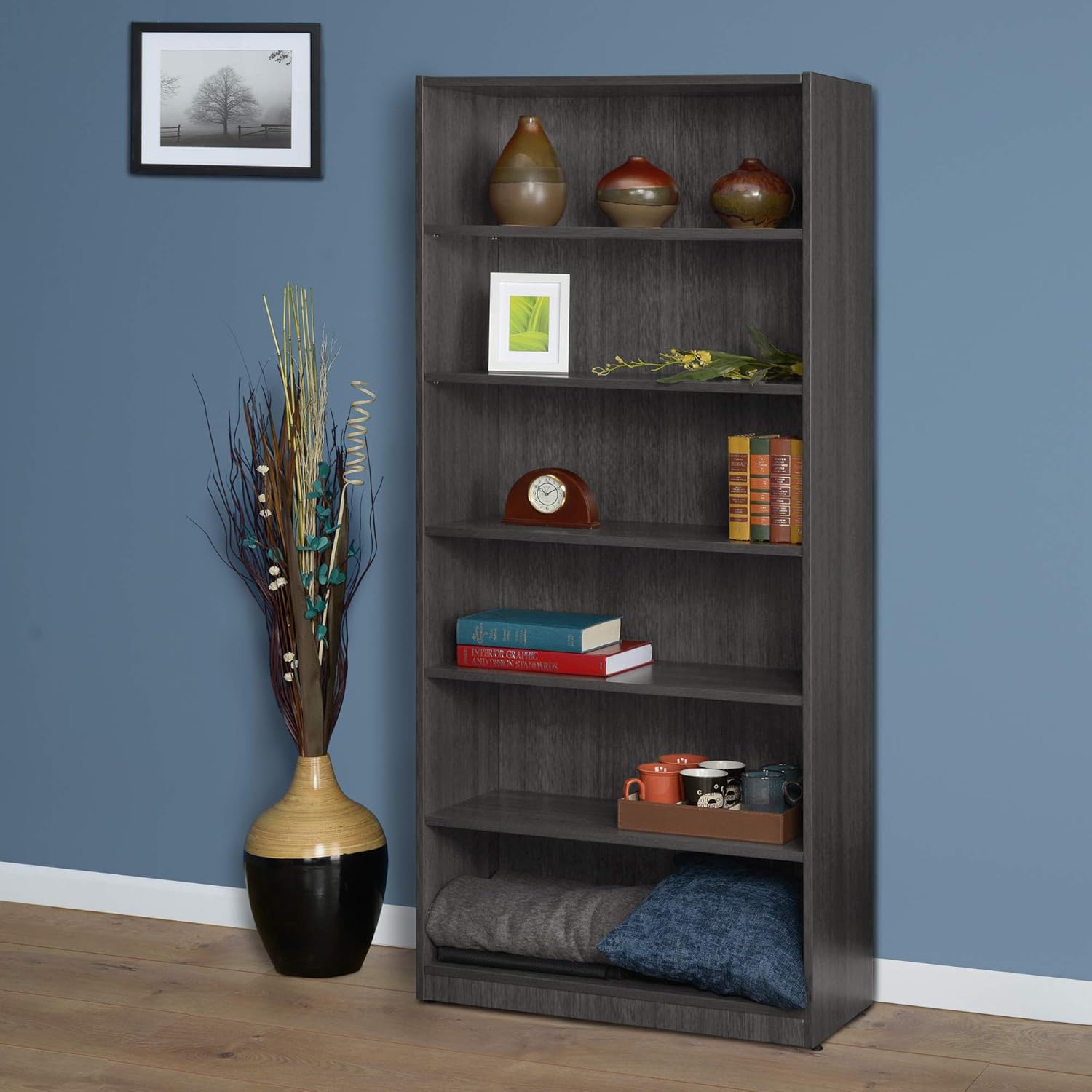 71" High Bookcase in Ash Grey G328867