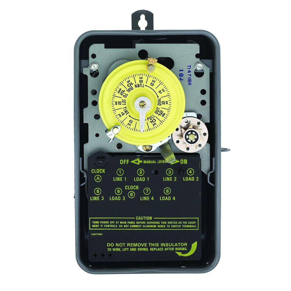 24 Hour Electromechanical Timer, 4Pst A592
