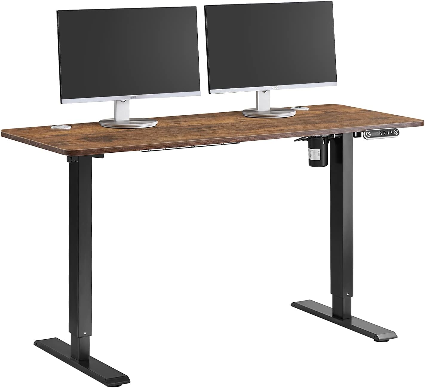 Electric Height Adjustable Standing Desk 48 x 24 Inch with Memory Controller M35456