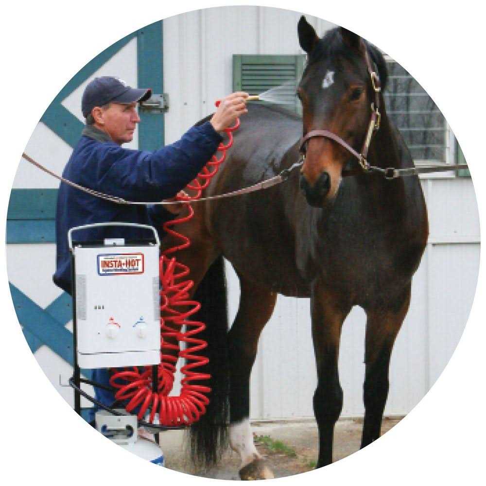 Portable Equine Washing System with Cart J611319