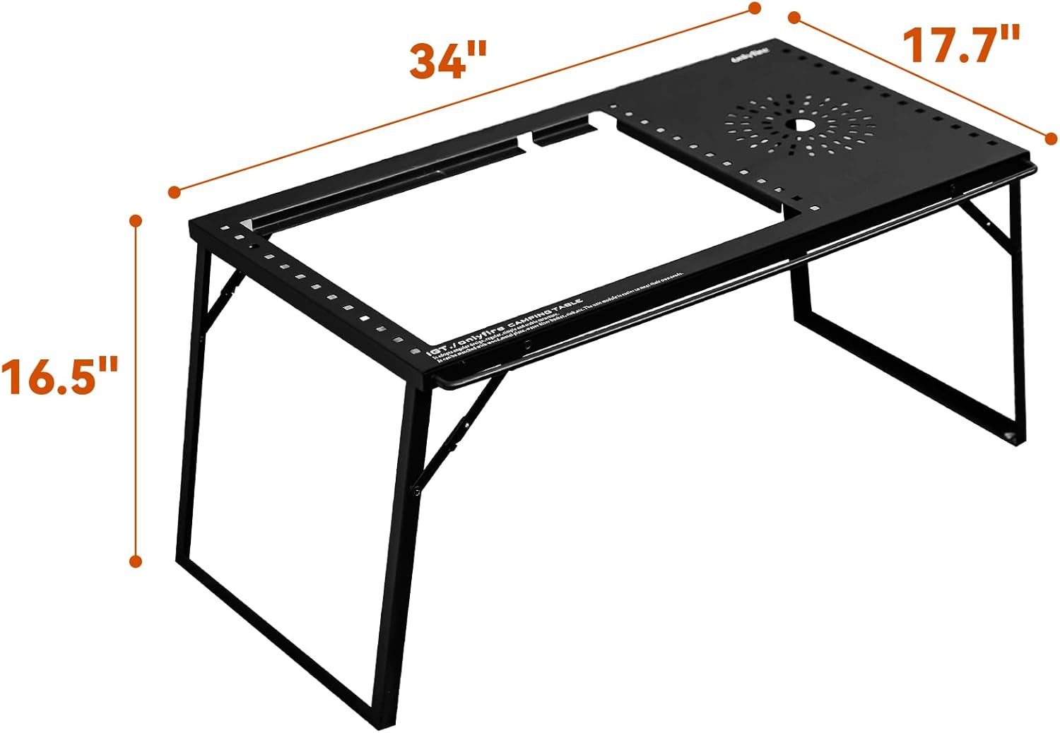 Folding Camping Table with Gas Stove and Carrying Case S422