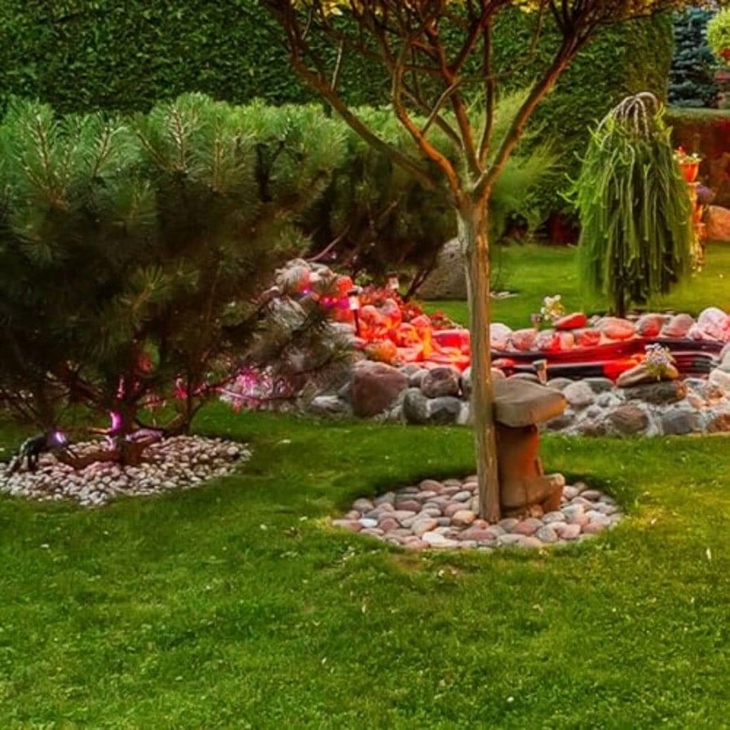 40 lbs River Rocks for Landscaping Decorative Garden Stones N934576