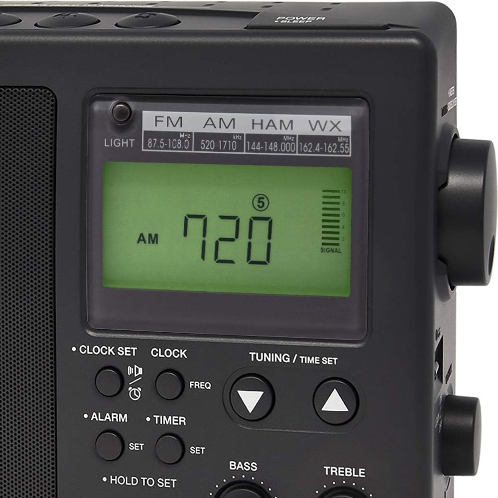 Portable AM FM Weather Radio with 2-Meter Ham Band Q405553
