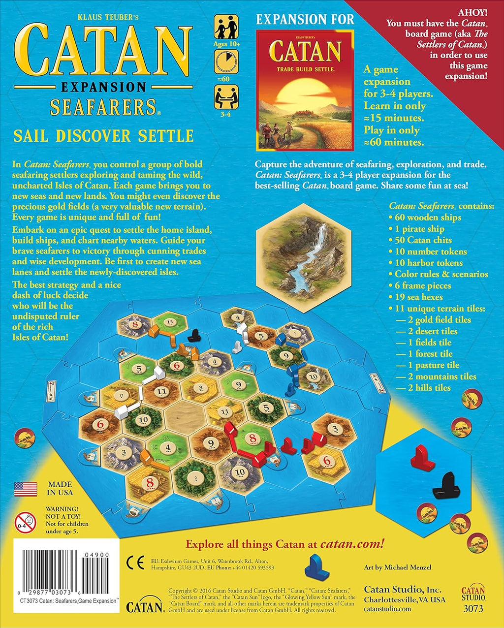 Seafarers Board Game Expansion for Family and Adults M384