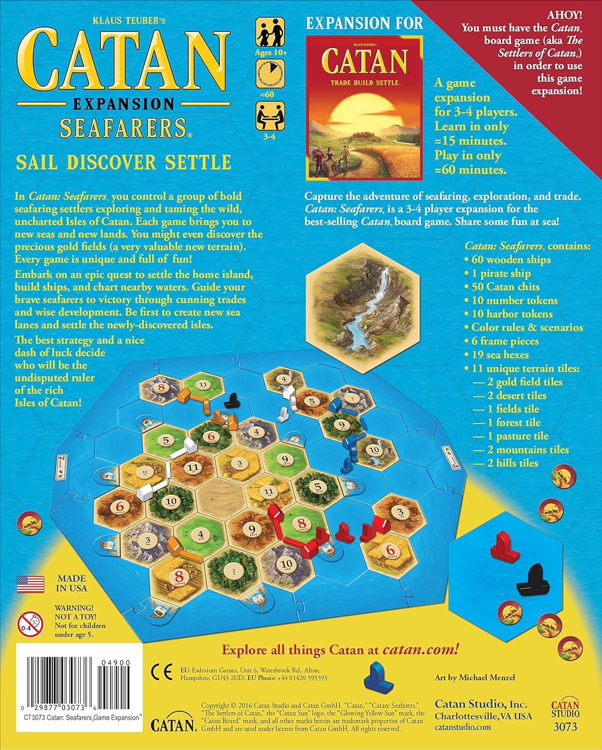 Seafarers Board Game Expansion for Family and Adults M384