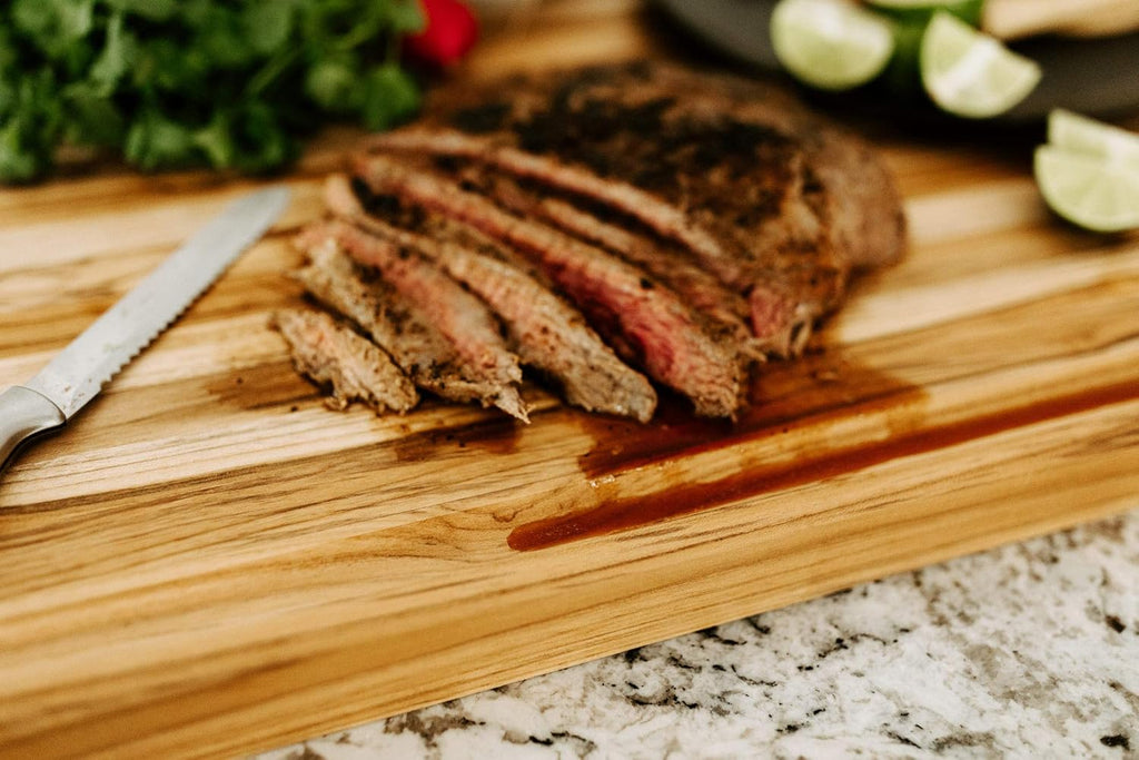 Large Wooden Cutting Board with Juice Groove Z756343