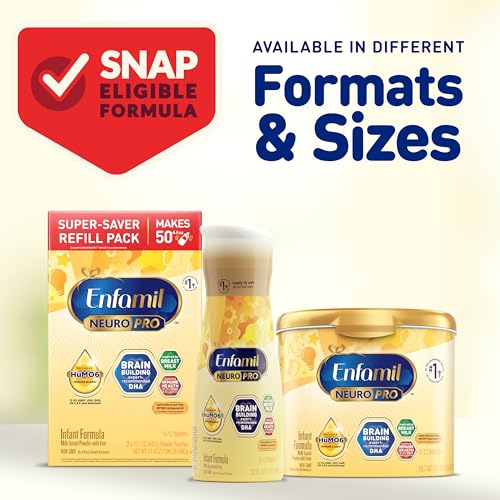 Baby Formula, Milk-Based Infant Nutrition, Non-GMO, 124.2 oz R30053
