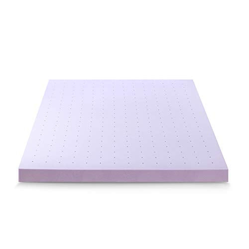Ventilated Memory Foam Mattress Topper with Lavender Infusion, Full T358073