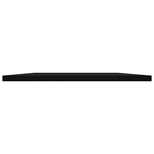 Melamine Shelf Boards 15.7x7.9x0.6 Inch, Black, 8 Pack G120