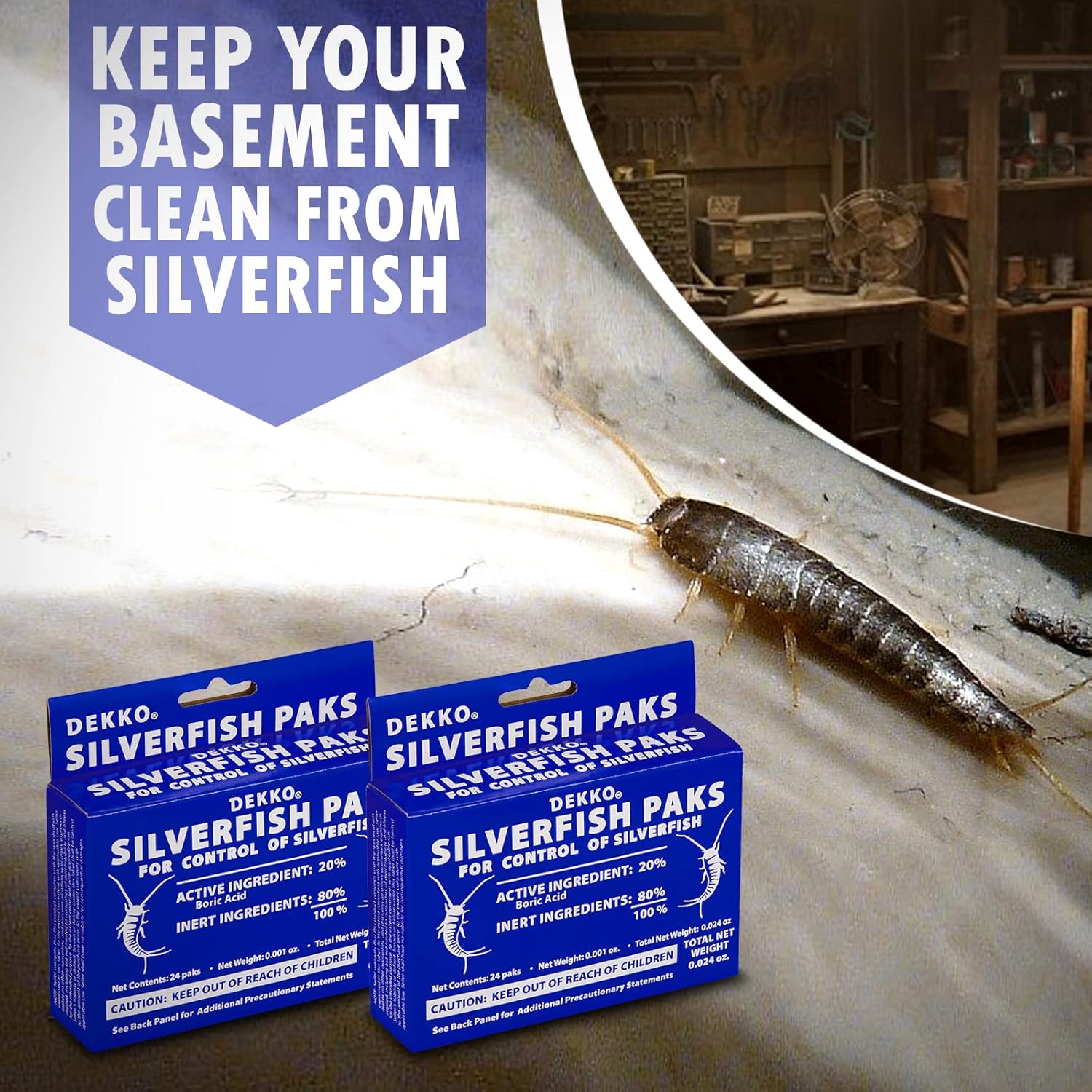 Silverfish Traps Indoor Outdoor Household Solution Eco Friendly Pack of 2 F331