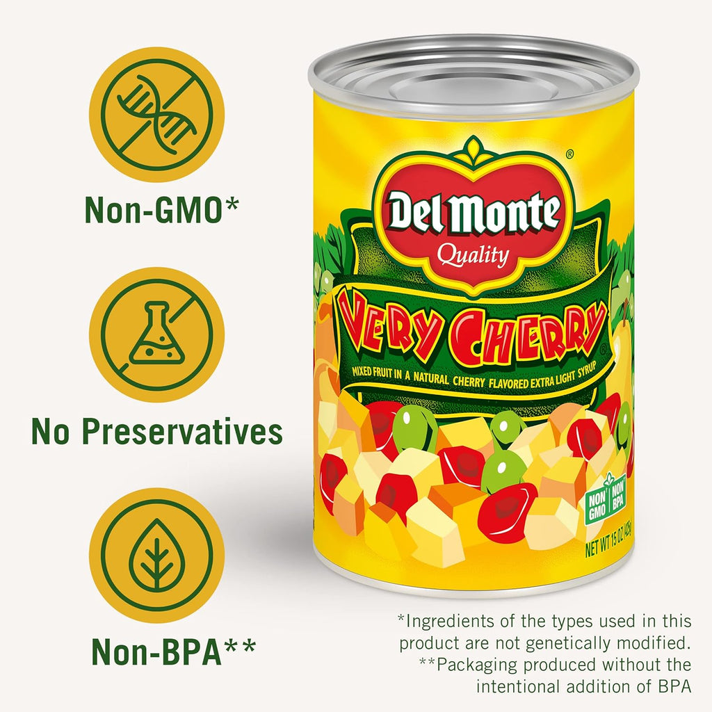 Mixed Fruit in Extra Light Syrup, Canned Fruit, 12 Pack N9328