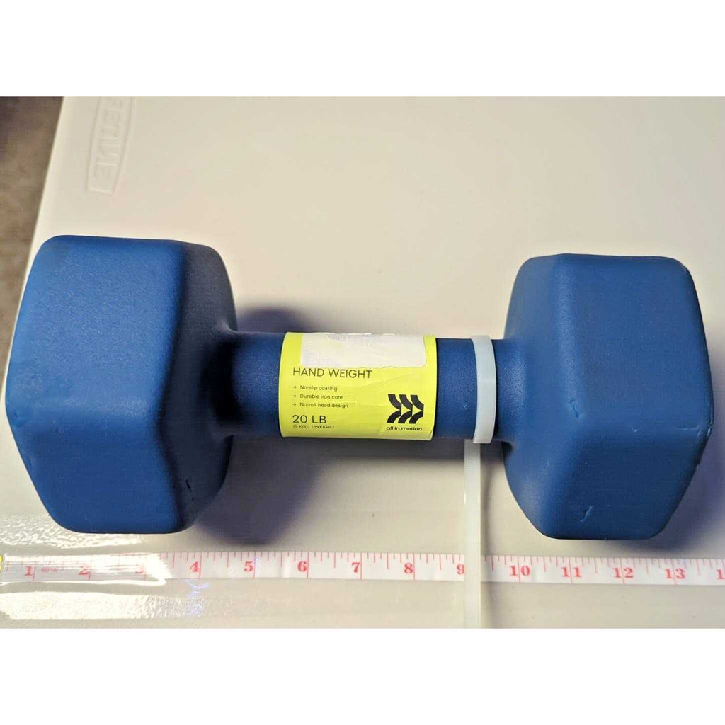 Neoprene Dumbbell 20lbs Blue U8843