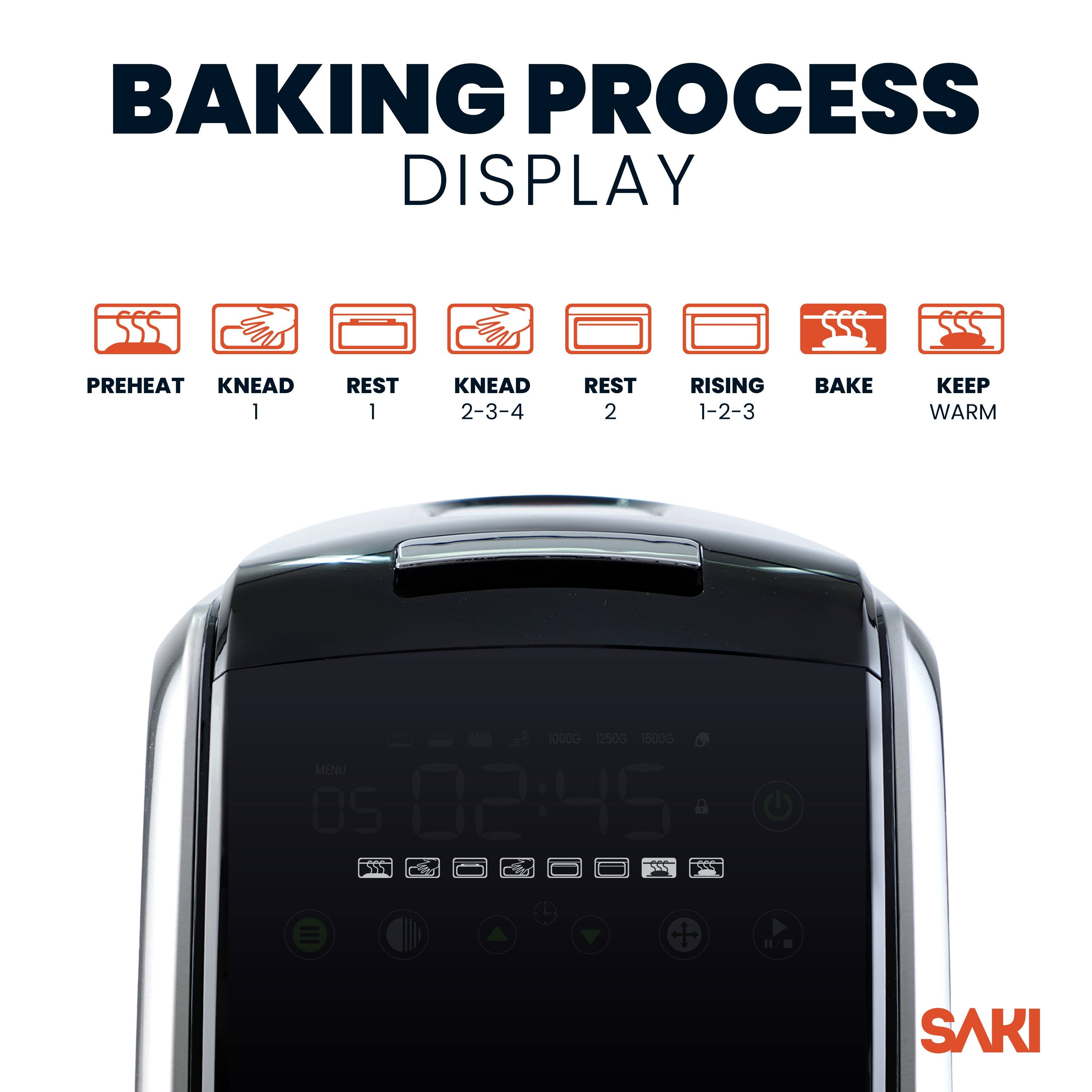 Programmable XL Bread Maker with Nonstick Pan R568957