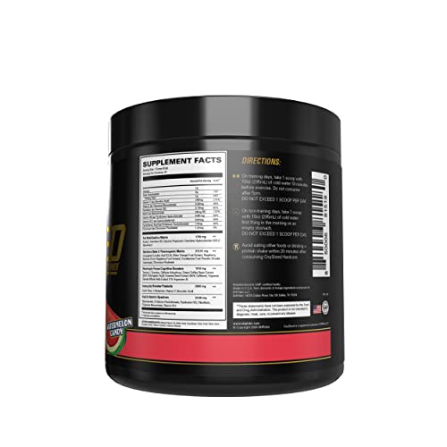 Pre Workout Powder with L Glutamine & Acetyl L Carnitine, 275mg Caffeine, 40 Servings G873241