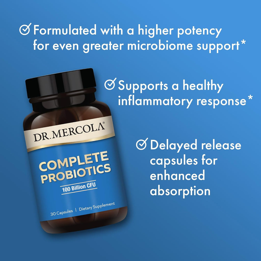 Probiotics 100 Billion CFU, 30 Capsules, Digestive & Immune Support F381791