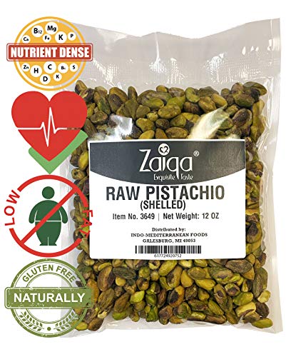 Unsalted Pistachio Kernels, No Shell, 12 oz P407
