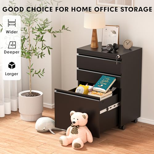 2 Drawer Vertical File Cabinet with Lock for Home Office T51360