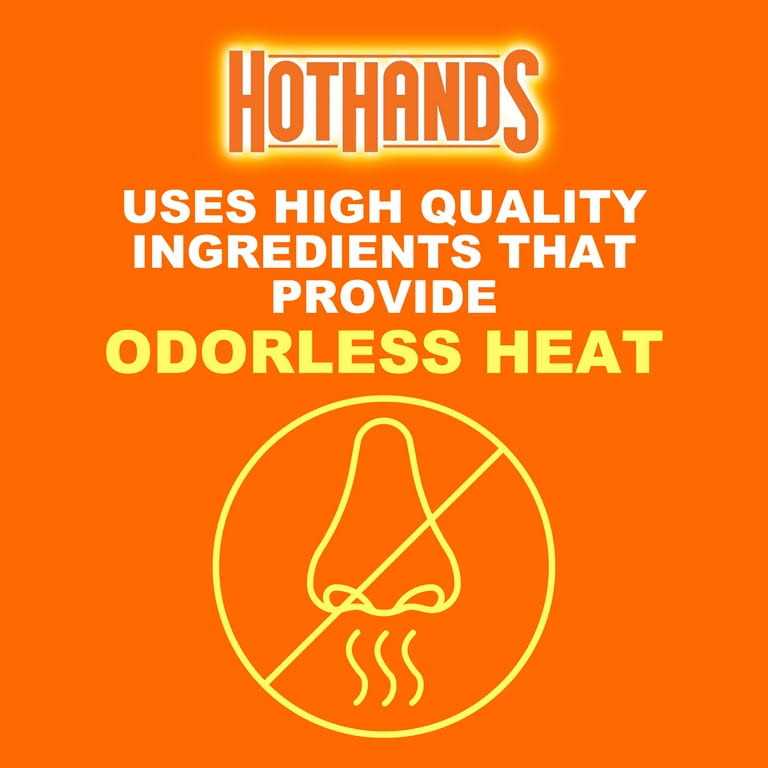Hand & Toe Warmers Long Lasting Odorless Air Activated E160919