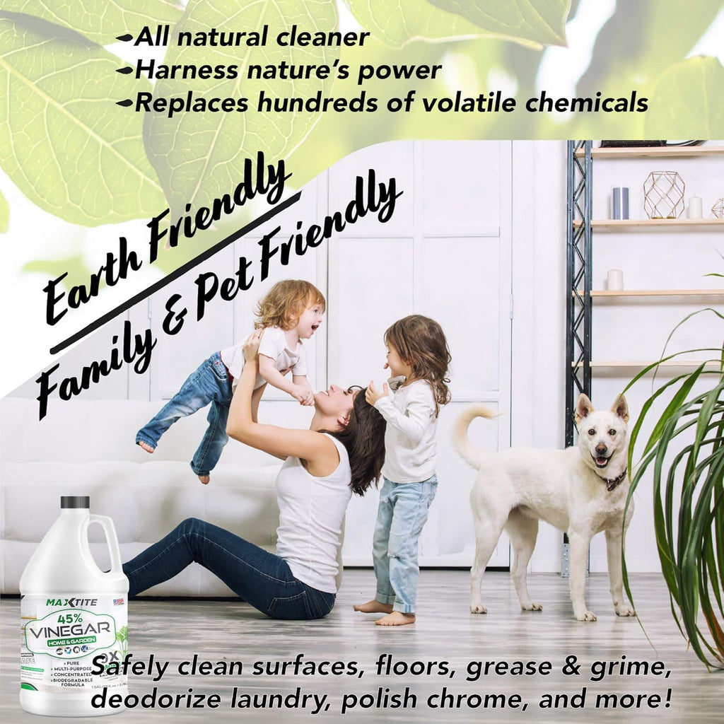 Pure Concentrated Vinegar for Home & Garden Cleaning, 1 Gallon V271902