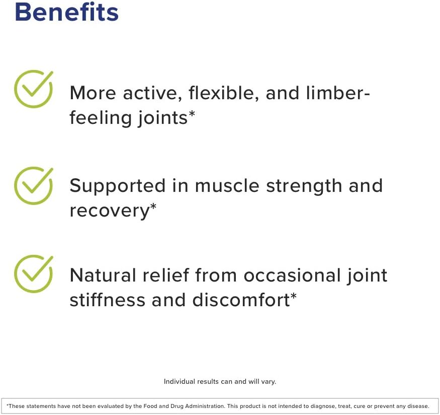 Advanced Joint and Flexibility Support Formula, 60 Count M77148