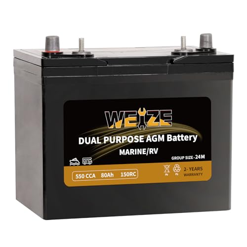 AGM Battery, 200RC 825CCA 12V 105AH Marine & RV G1067