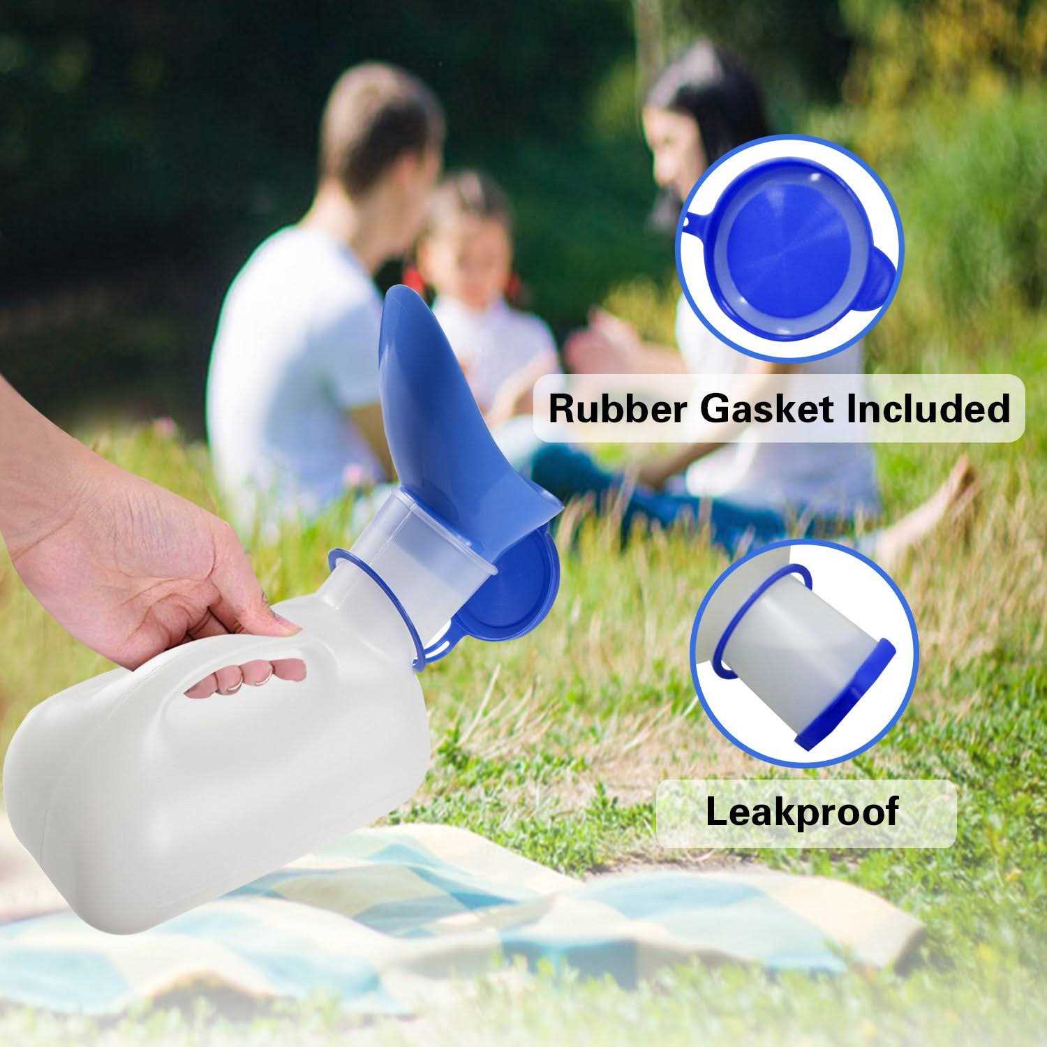Portable Urinal with Sealed Lid and Funnel for Camping J872