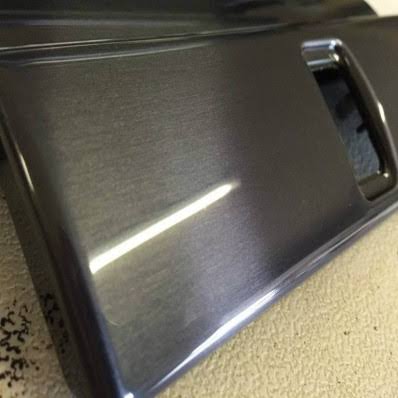Brushed Gunmetal Aluminium Car Vinyl Wrap Film 152cm x 100cm D611