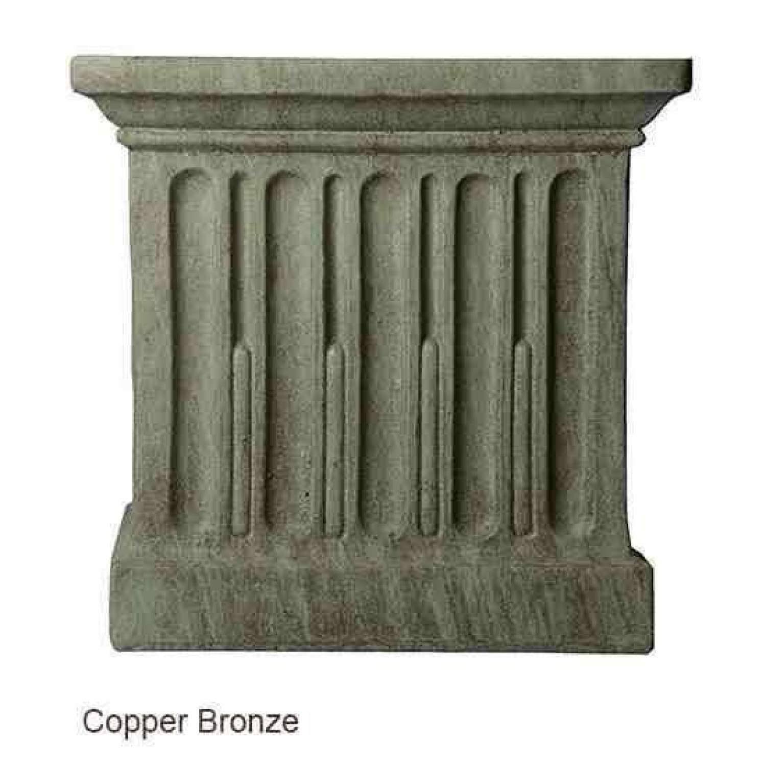 Yin Yang Stone Pedestal Birdbath T4546