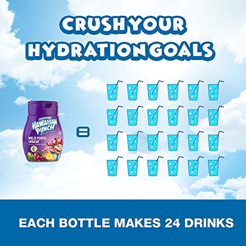 Fruit Juicy Red Liquid Water Enhancer, Sugar Free, Zero Calorie, 4 Bottles Z15683