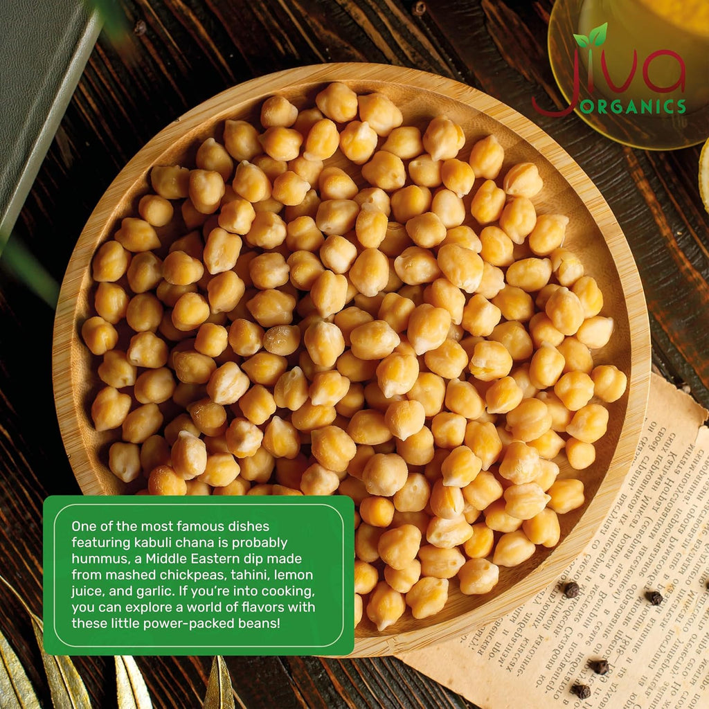 Organic Raw Chickpeas Whole Garbanzo Beans 4 LB Large Bag Gluten Free Non GMO Vegan U598024
