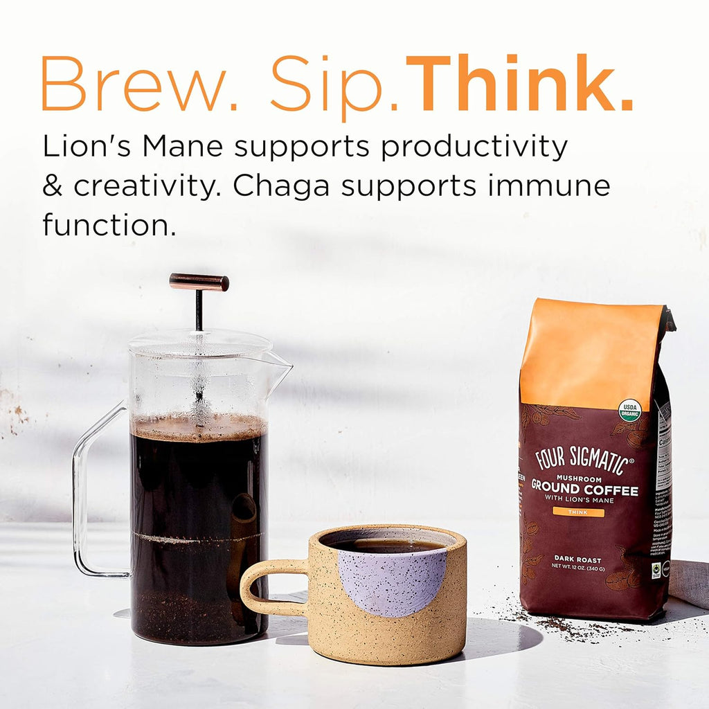 Organic Lion's Mane Mushroom Coffee Ground O9215