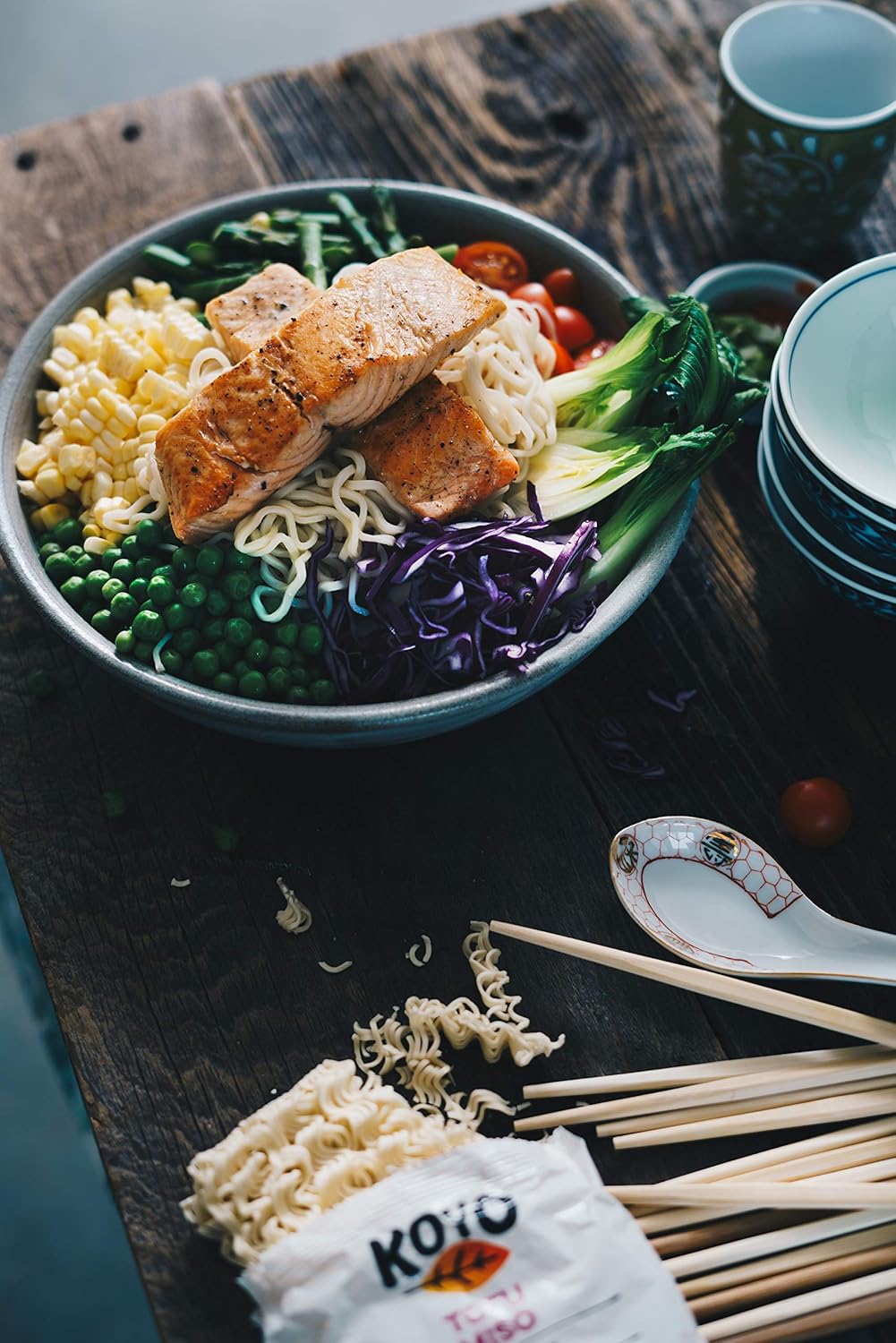 Tofu Miso Ramen Soup, Organic Noodles, Reduced Sodium, Vegan, 2.1 oz (12 Pack) O884524