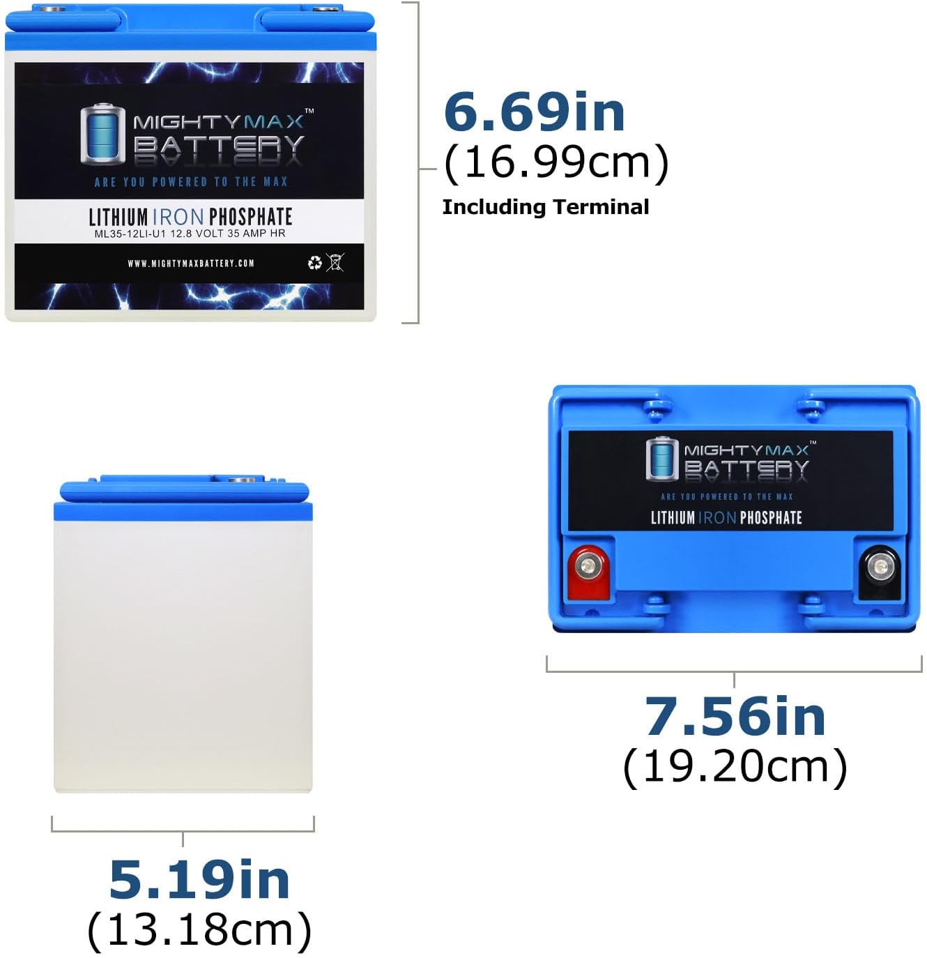 12V 35AH U1 Lithium Battery for Power Chair Z82695