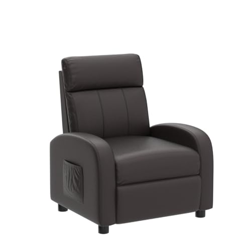 Kids Recliner Chair with Side Pockets, Footrest, and Headrest A465306