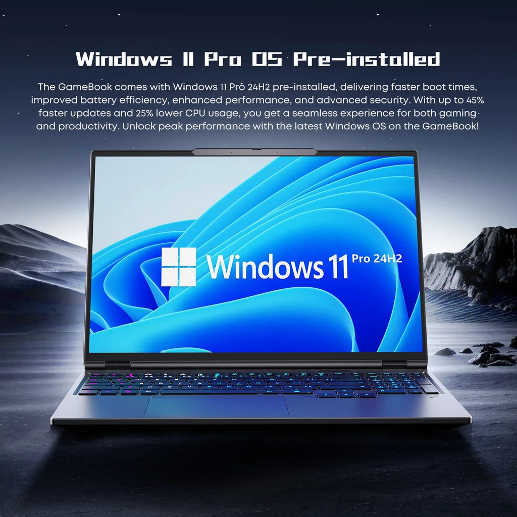16" Gaming Laptop, RTX-5070Ti, 32GB DDR5, 1TB SSD, Windows 11 Pro S735346
