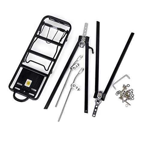 Bike Cargo Rack Adjustable Rear Luggage Carrier 55lbs Capacity P398111