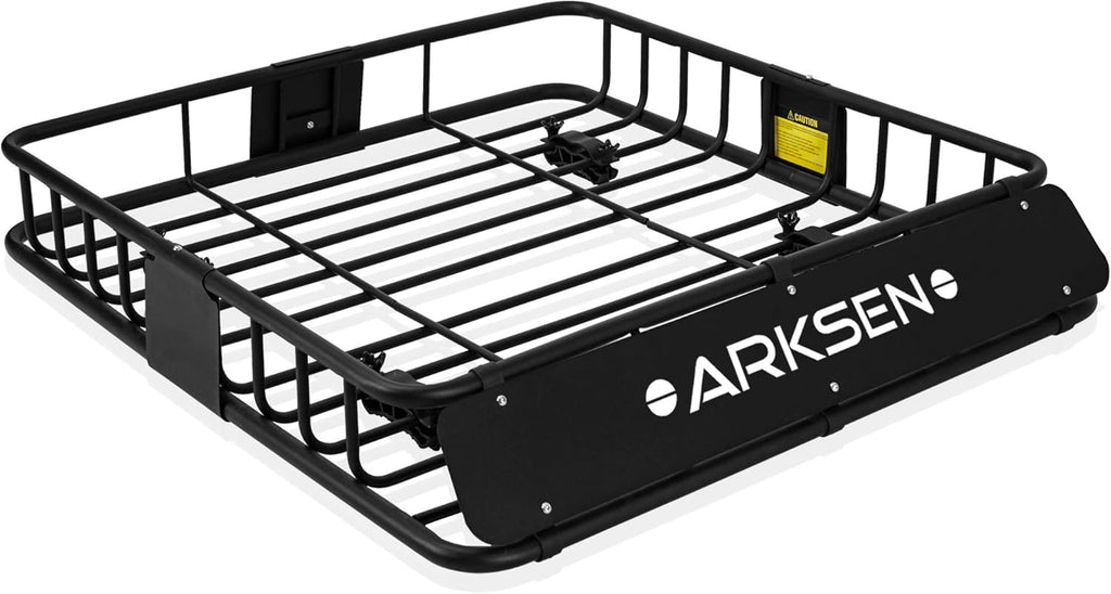 84 Inch Roof Rack Cargo Basket with Soft-Shell Waterproof Roof Bag for SUV, Trucks, Cars K802371