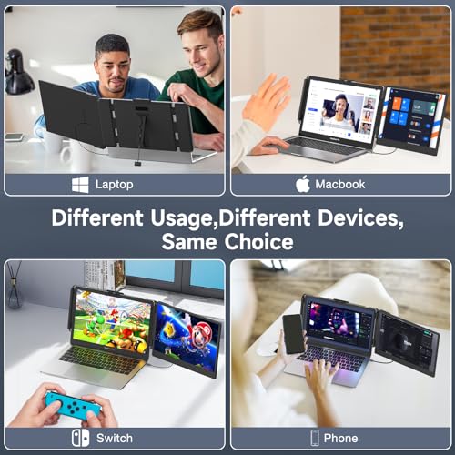 Portable Laptop Monitor 14'' 1080P FHD IPS Plug and Play V5814