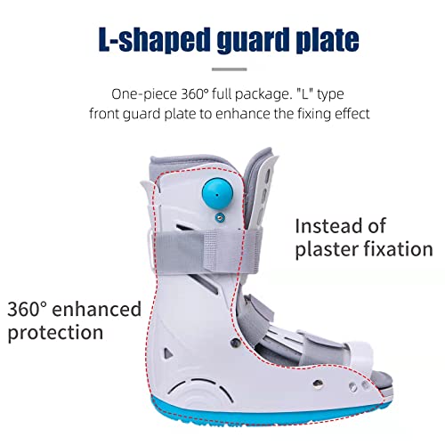 Medical Inflatable Walking Boot for Sprained Ankle, Achilles Tendonitis, Broken Foot M52621