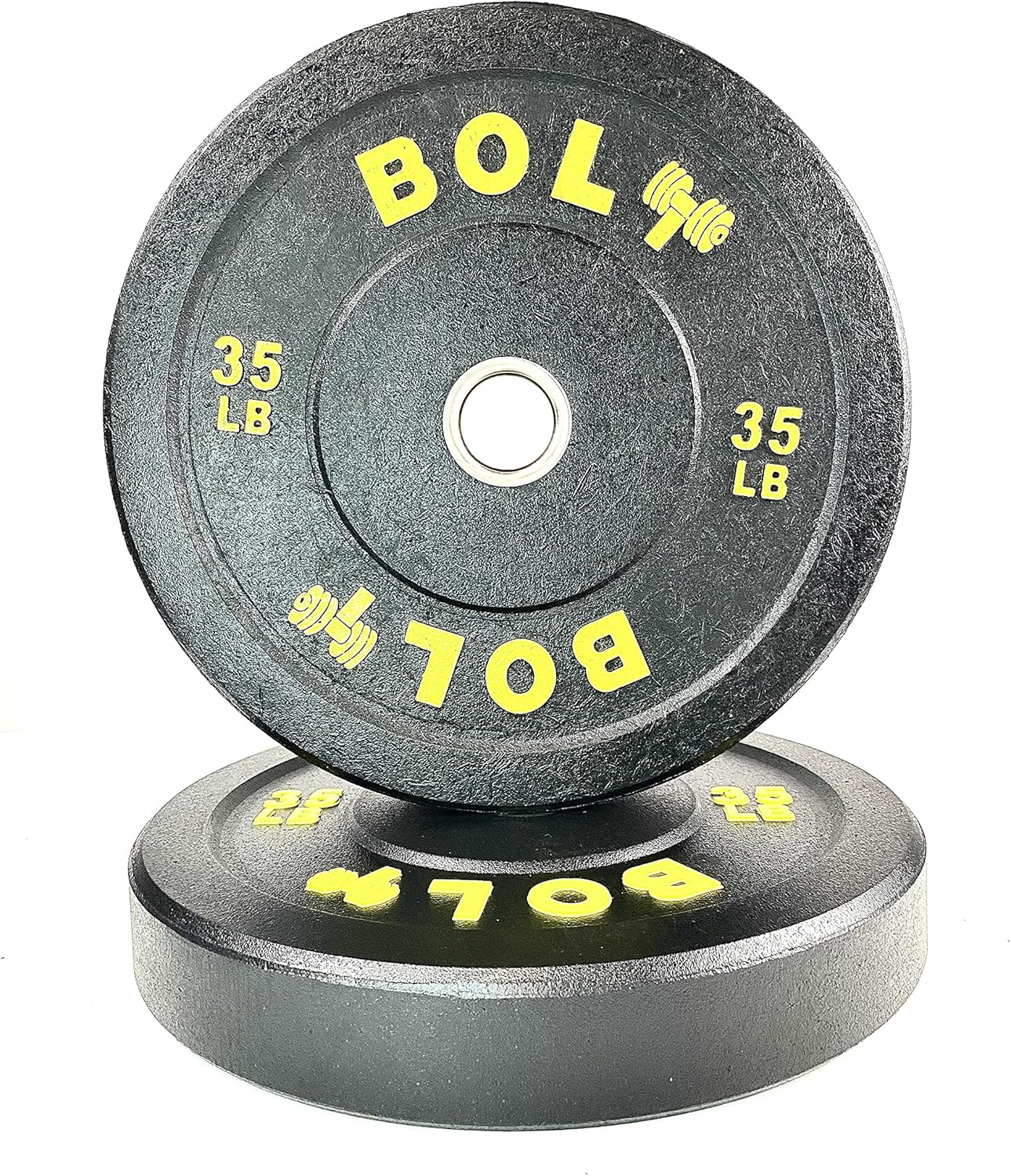 Crumb Bumper Plate Set 260 Lb for Weightlifting and Gym F34511