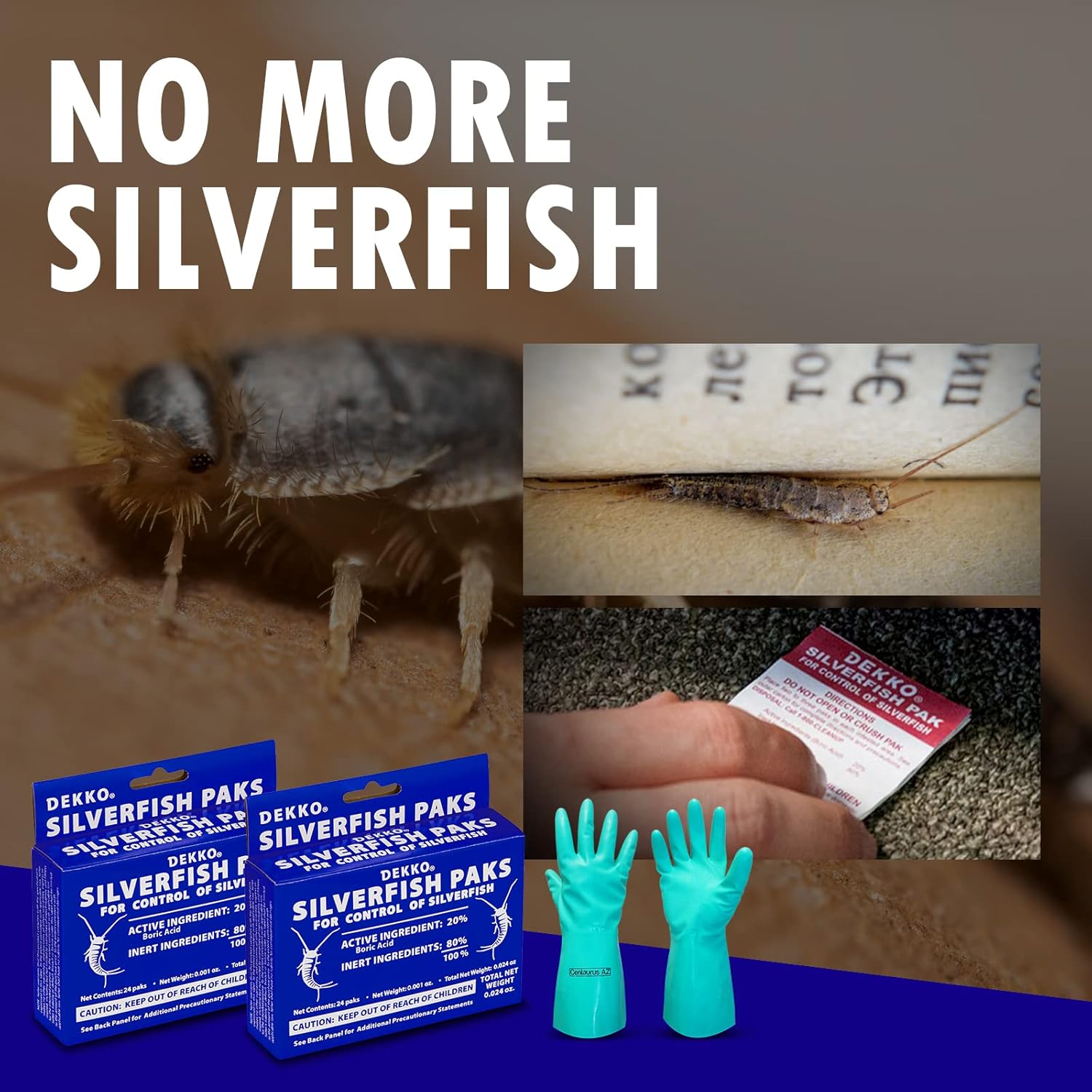 Silverfish Traps Indoor Outdoor Household Solution Eco Friendly Pack of 2 F331