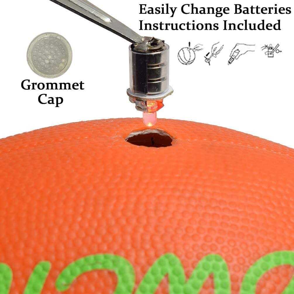 Glow in the Dark Football Light Up Size Footballs U406627