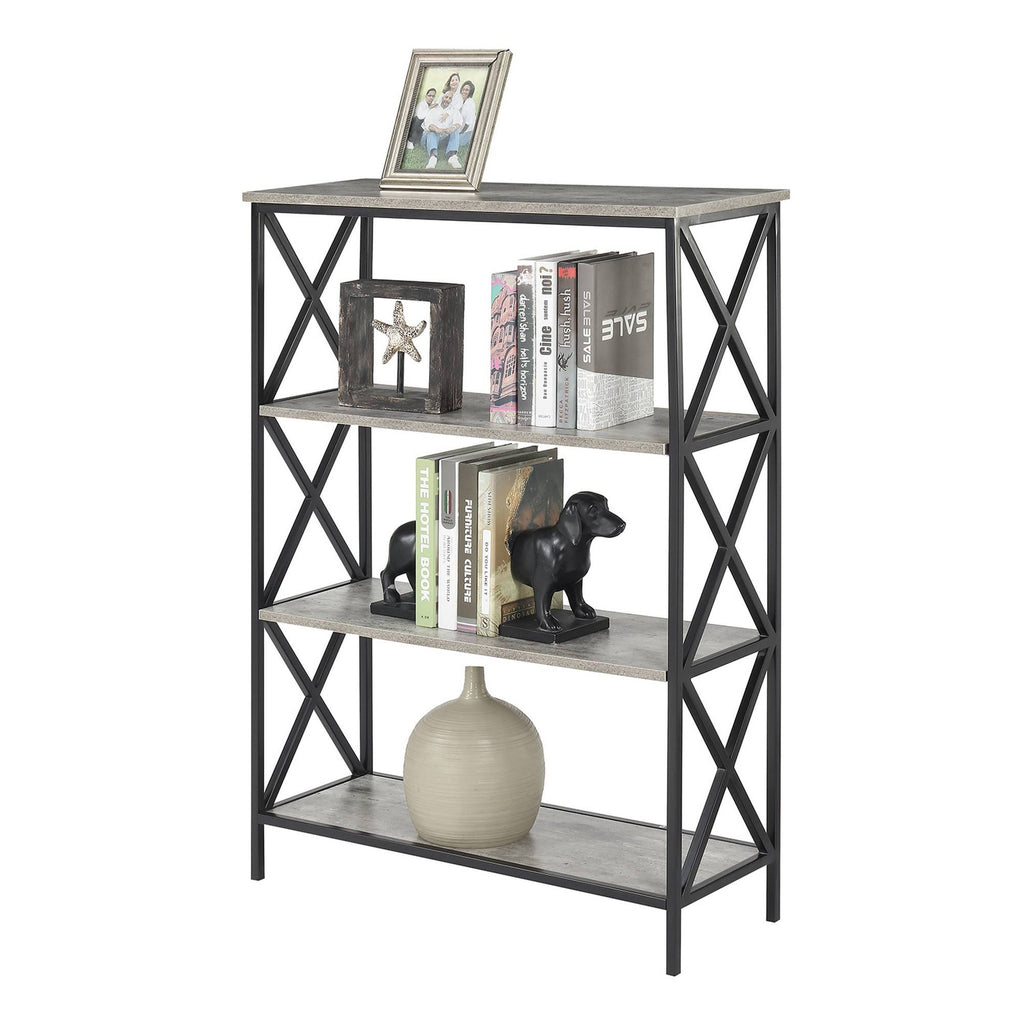 4 Tier Bookcase Faux Birch P731