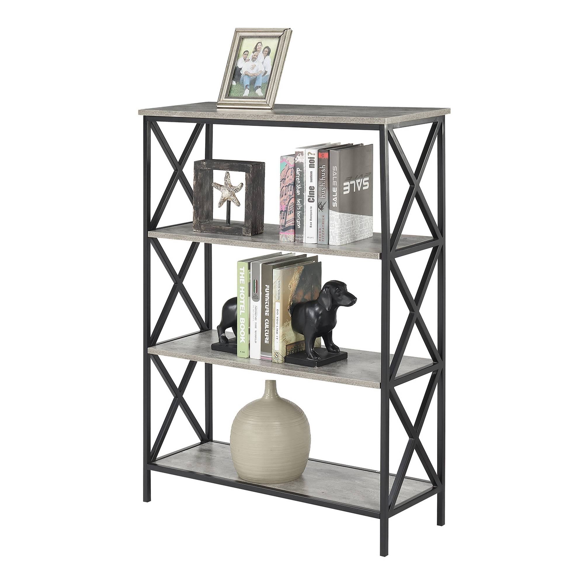 4 Tier Bookcase Faux Birch P731