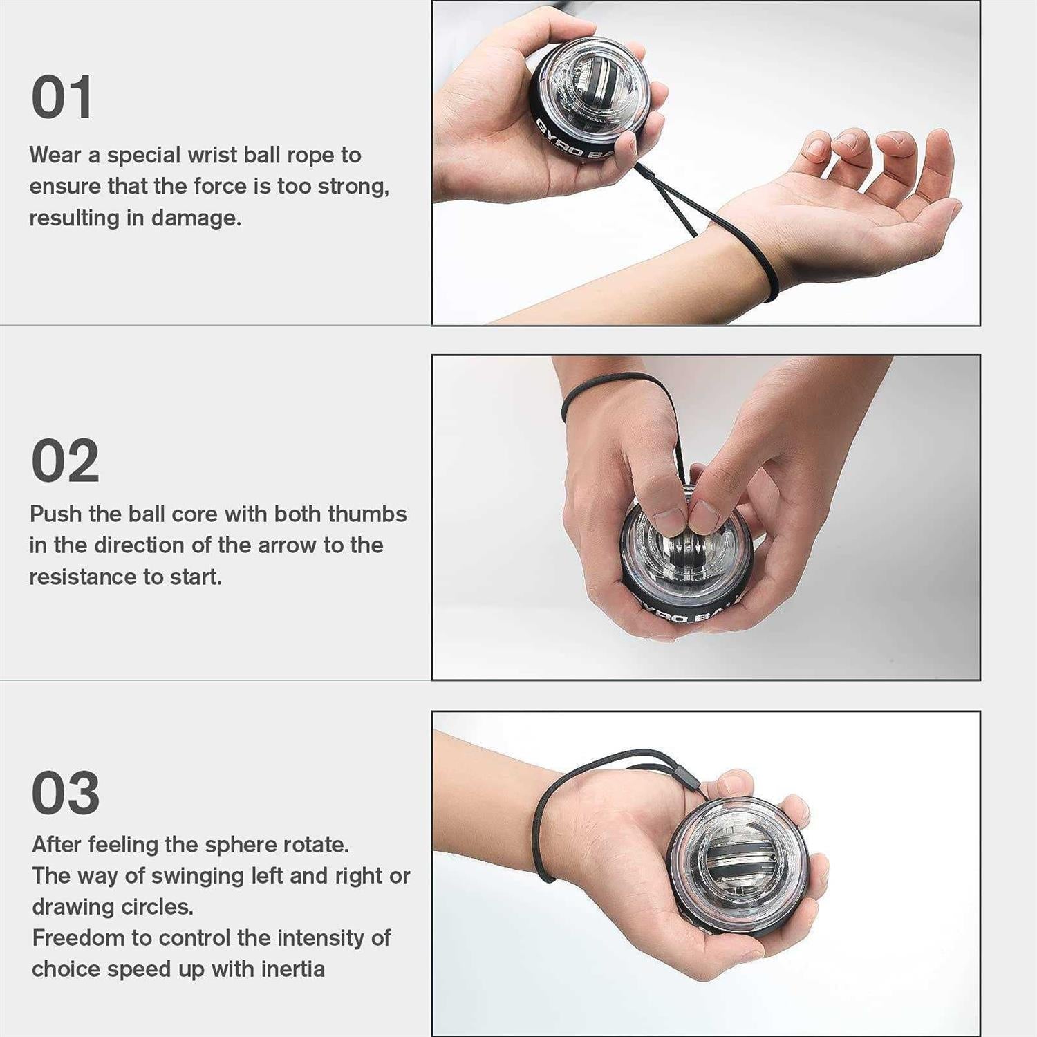 Wrist Trainer Gyroscopic Forearm Exerciser N812565