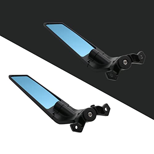 Adjustable Aluminum Motorcycle Rearview Mirror with Anti-Glare Lens S90058